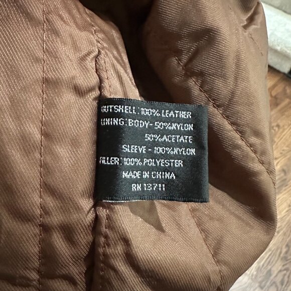 Brandini Men's Leather Jacket - Picture 5 of 6